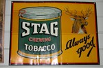 STAG
Chewing Tobacco
Tin Sign
ITEM7942
**SOLD**