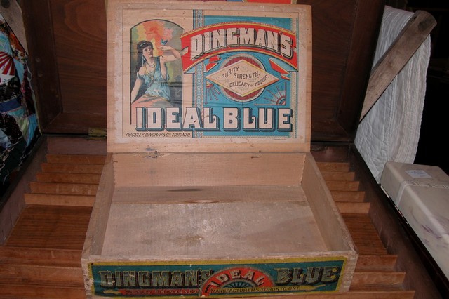 Dingman's Ideal Blue
Dye Box
Pugsley, Dingman & Co.
Toronto.
ITEM7946
$70USD