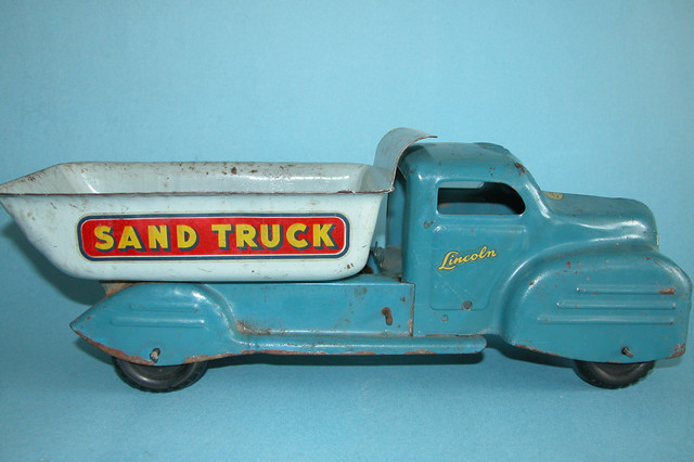 Lincoln Toys
Pressed Steel
Sand Truck
ITEM8354