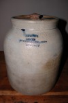 Merchant Crock
with lid.
J.E. Murphy
London, C.W.
ITEM7956
**SOLD**