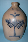 S. Skinner
Picton C.W.
2 Gallon Stoneware Jug
Great Whimsical Tree
Cobalt Blue Decoration
ITEM8418
**SOLD**