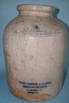 Montreal 
Merchant Crock
Beaded Top
KERRY BROTHERS & CRATHERN
WHOLESALE DRUGGISTS
ST. PAUL STREET
MONTREAL
ITEM8777
$INQUIRE